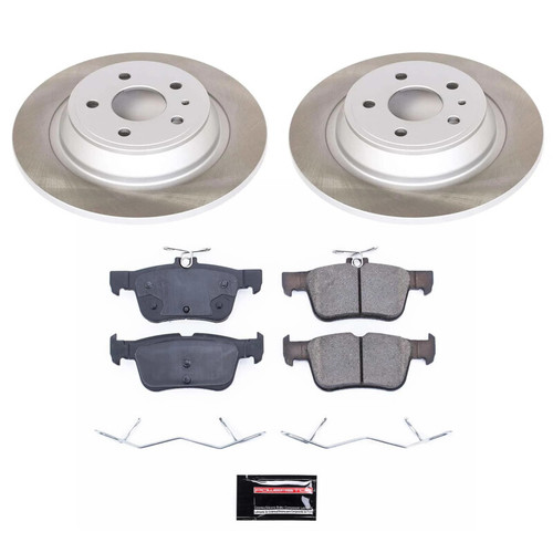 PowerStop SC6559 - Power Stop 13-16 Lincoln MKZ Rear Semi-Coated Rotor Kit