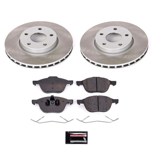 PowerStop SC5976 - Power Stop 04-11 Volvo S40 Front Semi-Coated Rotor Kit