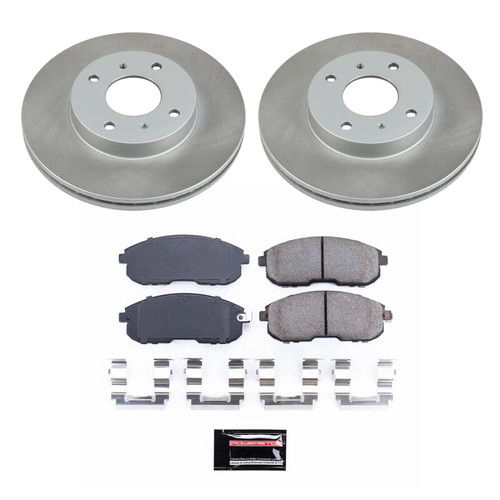PowerStop SC749 - Power Stop 00-06 Nissan Sentra Front Semi-Coated Rotor Kit
