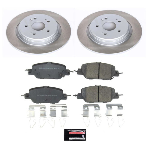 PowerStop SC7528 - Power Stop 17-23 Honda CR-V Rear Semi-Coated Rotor Kit