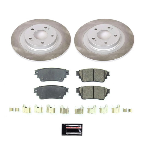 PowerStop SC8381 - Power Stop 18-20 Mitsubishi Outlander PHEV Rear Semi-Coated Rotor Kit