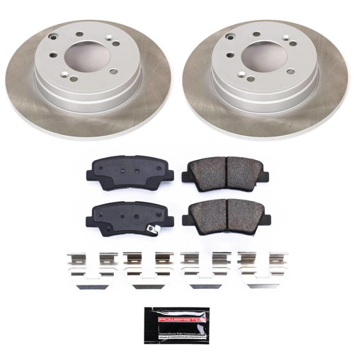 PowerStop SC9060 - Power Stop 09-10 Hyundai Sonata Rear Semi-Coated Rotor Kit