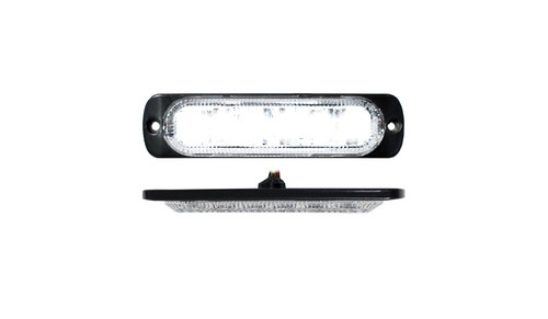 Race Sport RS70016W - 6-LED Ultra Slim Flush Mount 19-Flash Pattern Marker Strobe Light White  Lighting Race Sport RS70016W - 6-LED Ultra Slim Flush Mount 19-Flash Pattern Marker Strobe Light White  Lighting