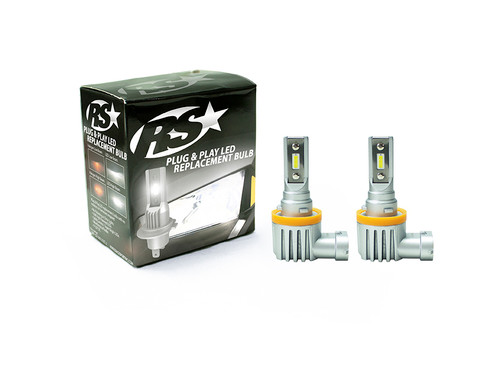 Race Sport RSPNPH16 - H16 Plug N Play Super LUX LED Replacement Bulbs 1,900 LUX Max Output PNP Series  Lighting