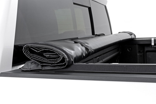 Rough Country 42120580 - Soft Roll Up Bed Cover - 5'10 inch Bed - Chevy/GMC 1500 (19-24)