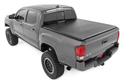 Rough Country 42716501 - Soft Roll Up Bed Cover - 5' Bed - Toyota Tacoma 2WD/4WD (2016-2023) Rough Country 42716501 - Soft Roll Up Bed Cover - 5' Bed - Toyota Tacoma 2WD/4WD (2016-2023)