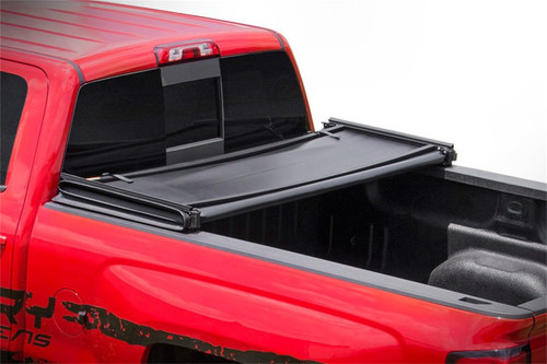 Rough Country 41599650 - Soft Tri-Fold Bed Cover - 6'10 inch Bed - Ford F-250/F-350 Super Duty (99-16)