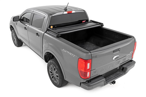 Rough Country 41219600 - Soft Tri-Fold Bed Cover - 6' Bed - Ford Ranger 2WD/4WD (2019-2023) Rough Country 41219600 - Soft Tri-Fold Bed Cover - 6' Bed - Ford Ranger 2WD/4WD (2019-2023)