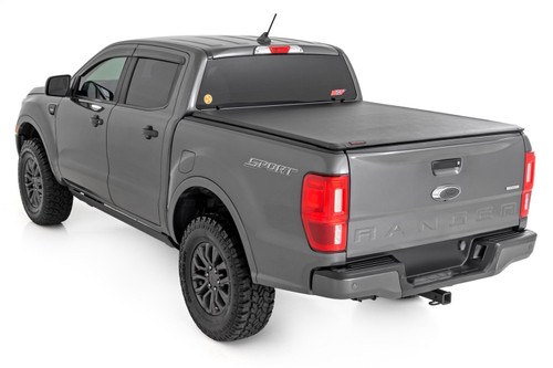 Rough Country 42219500 - Soft Roll Up Bed Cover - 5' Bed - Ford Ranger 2WD/4WD (2019-2023) Rough Country 42219500 - Soft Roll Up Bed Cover - 5' Bed - Ford Ranger 2WD/4WD (2019-2023)