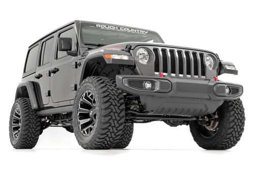 Rough Country 79730 - 2.5 Inch Lift Kit - Coils - Jeep Wrangler Unlimited 4WD (2024)