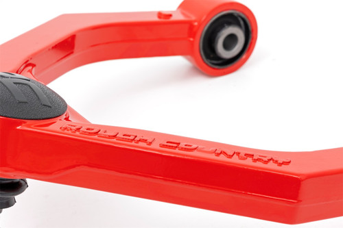 Rough Country 80001RED - Red Forged Upper Control Arms - OE Upgrade - Nissan Titan XD 4WD (2016-2024) Rough Country 80001RED - Red Forged Upper Control Arms - OE Upgrade - Nissan Titan XD 4WD (2016-2024)