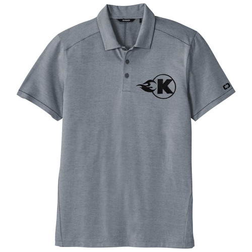 Kooks TS-100654-01 - Grey Polo with Black K-Flame - M