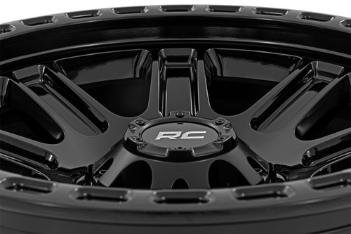 Rough Country 84170913 - 84 Series Wheel - Gloss Black - 17x8.5 - 5x4.5 - +0mm