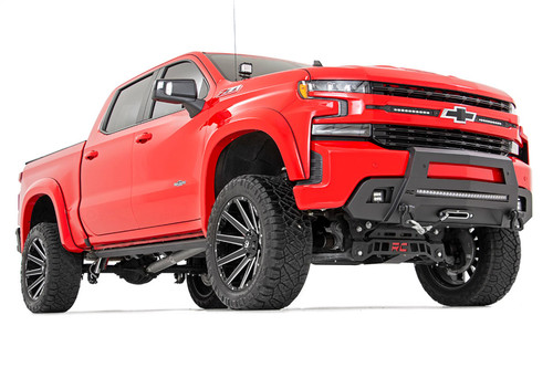 Rough Country F-C319201A-GAZ - Fender Flares - SF1 - GAZ Summit White - Chevy Silverado 1500 2WD/4WD (19-24)