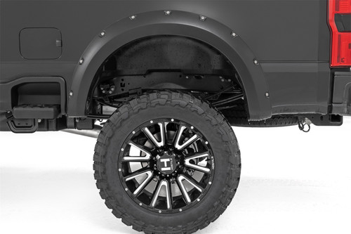 Rough Country F-F20231-UM - Pocket Fender Flares - UM Agate Black - Ford F-250/F-350 Super Duty (23-24)