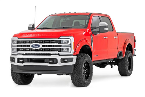 Rough Country F-F20231-HX - Pocket Fender Flares - HX Antimatter Blue - Ford F-250/F-350 Super Duty (23-24)