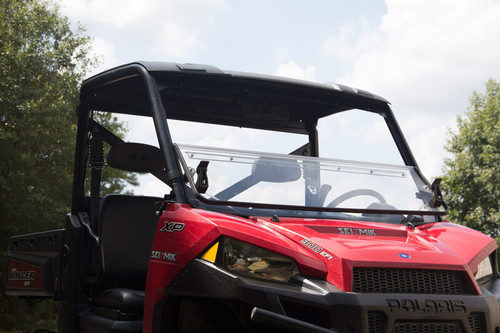 Seizmik 50-24001KIT - 13+ Polaris Ranger 900/1000 XP/Crew Full-Size Windshield Versa-Fold Non-Coat