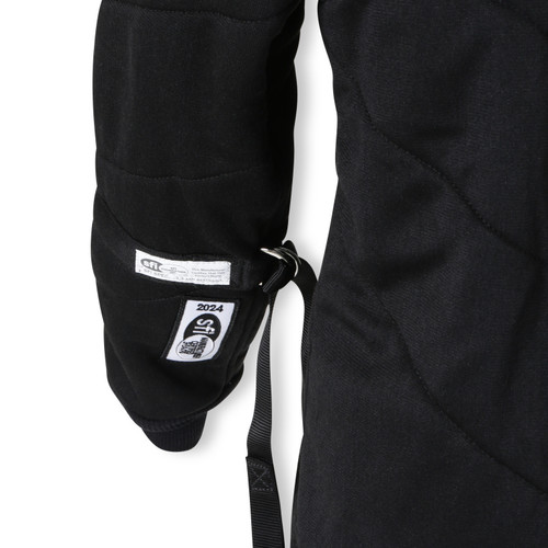 Simpson Safety 4902554 - Simpson Racing Drag 5G SFI 15 Jacket w/ arm restraints Black XXL
