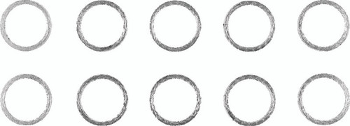 TwinPower 043205 - Twin Power 84-Up Evo BT and XL and M8 Exhaust Gaskets Replaces 65324-83 .120 Thick 10 Pk