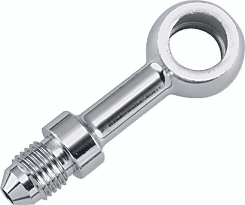 TwinPower 035955 - Twin Power Chrome Brake Fitting 3/8 Inch X AN3 Straight Banjo Adaptor