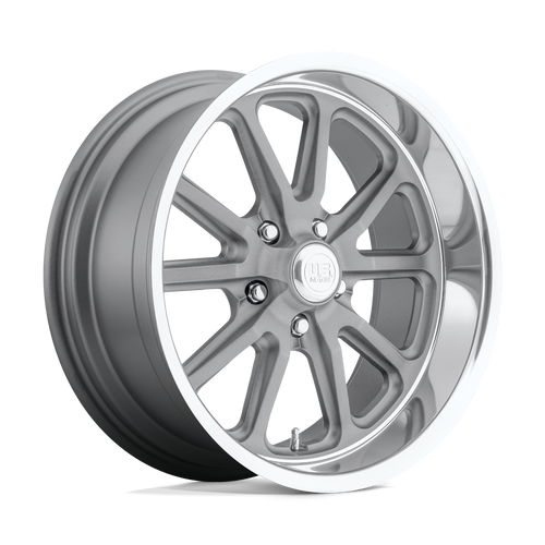 US Mags U11117807345 - U111 Rambler 17X8 Textured Gray W/ Diamond Cut Lip