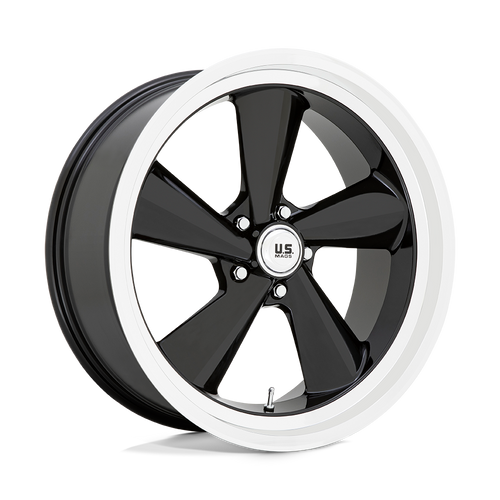 US Mags U13622057357L - U136 Ts 22X10.5 Gloss Black With Diamond Cut Lip