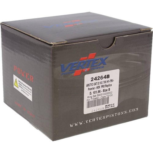 Vertex Pistons 24264B - Vertex Piston 08-11 Arctic Cat 700 H1 EFI 700cc Forged Replica Piston Kit Vertex Pistons 24264B - Vertex Piston 08-11 Arctic Cat 700 H1 EFI 700cc Forged Replica Piston Kit