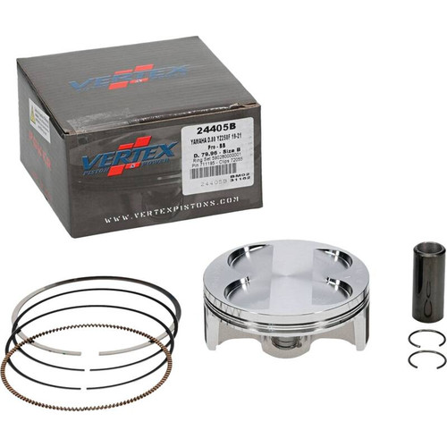 Vertex Pistons 24405B - Vertex Piston 20-24 Yamaha WR 250 F 250cc +3mm Forged Big Bore Piston Kit 270cc