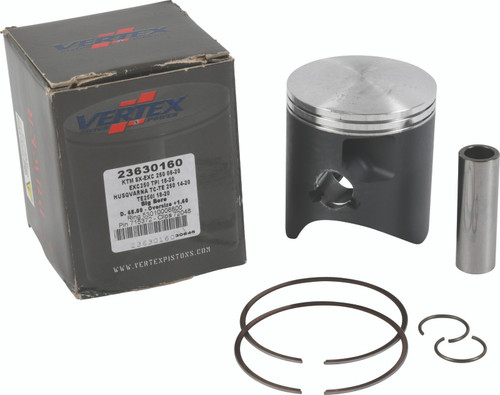 Vertex Pistons 23630160 - Vertex Piston 06-18/2024 KTM 250 EXC 250cc +1.60mm Cast Big Bore Piston Kit 262cc Vertex Pistons 23630160 - Vertex Piston 06-18/2024 KTM 250 EXC 250cc +1.60mm Cast Big Bore Piston Kit 262cc