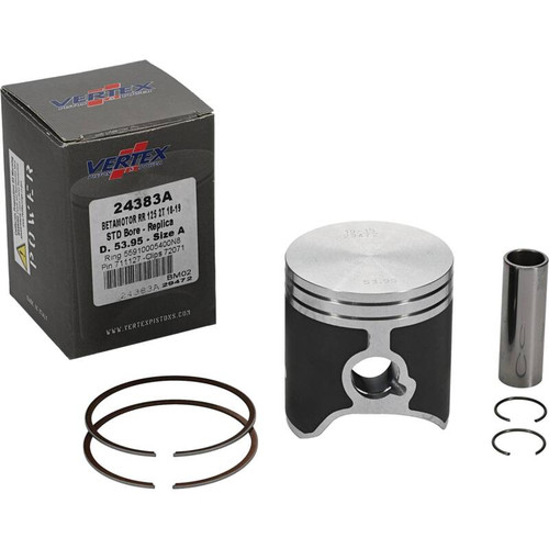 Vertex Pistons 24383A - Vertex Piston 18-24 Beta RR 2T 125 125cc Cast Replica Piston Kit Vertex Pistons 24383A - Vertex Piston 18-24 Beta RR 2T 125 125cc Cast Replica Piston Kit