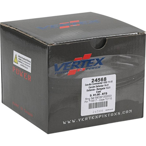 Vertex Pistons 24568 - Vertex Piston 11-19 Can-Am Commander 1000 1000cc Cast Replica Piston Kit Vertex Pistons 24568 - Vertex Piston 11-19 Can-Am Commander 1000 1000cc Cast Replica Piston Kit