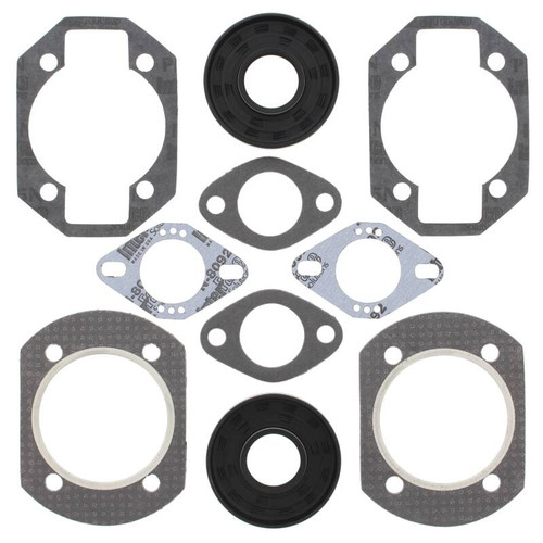 Vertex Pistons 711041 - Vertex Gaskets  Hirth 180R 18/1 FC/2 Complete Gasket Kit w/ Oil Seals