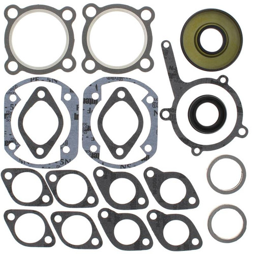 Vertex Pistons 711028 - Vertex Gaskets 1971 Yamaha SS433 Complete Gasket Kit w/ Oil Seals