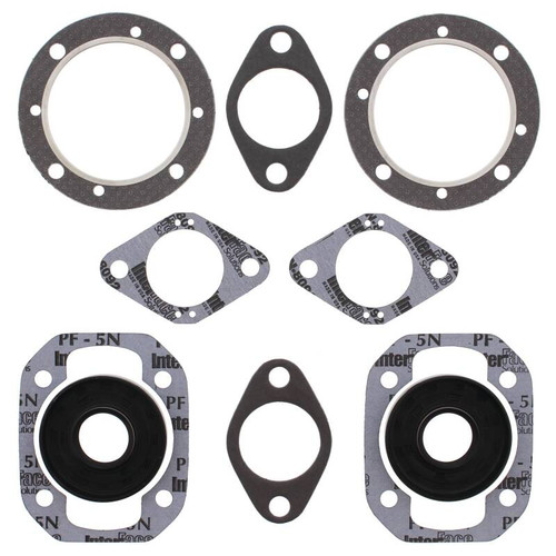 Vertex Pistons 711042B - Vertex Gaskets  Hirth 172R 17/3 FC/2 Complete Gasket Kit w/ Oil Seals