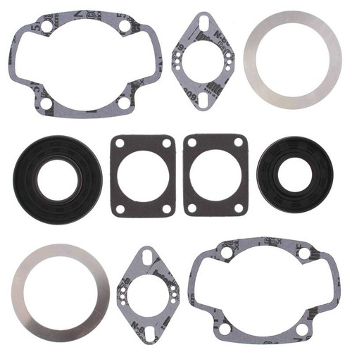 Vertex Pistons 711053X - Vertex Gaskets 1975 Arctic Cat El Tigre 250 Z (Kawasaki) FA/2 Complete Gasket Kit w/ Oil Seals