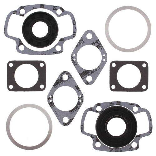 Vertex Pistons 711056X - Vertex Gaskets 73-75 Arctic Cat El Tigre/Z (Kawasaki) FA/2 Complete Gasket Kit w/ Oil Seals