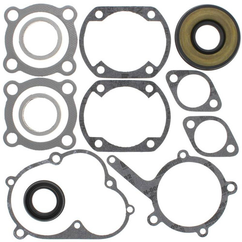 Vertex Pistons 711141 - Vertex Gaskets 76-78 Yamaha Exciter EX340 A B Complete Gasket Kit w/ Oil Seals