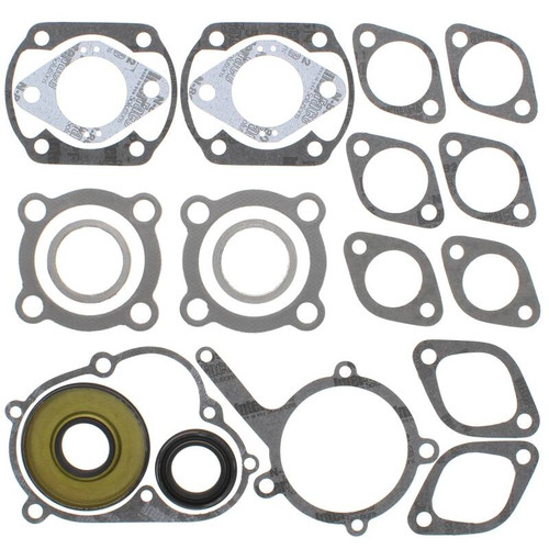 Vertex Pistons 711139 - Vertex Gaskets 73-74 Yamaha GP GP338 F GS in 75 Complete Gasket Kit w/ Oil Seals