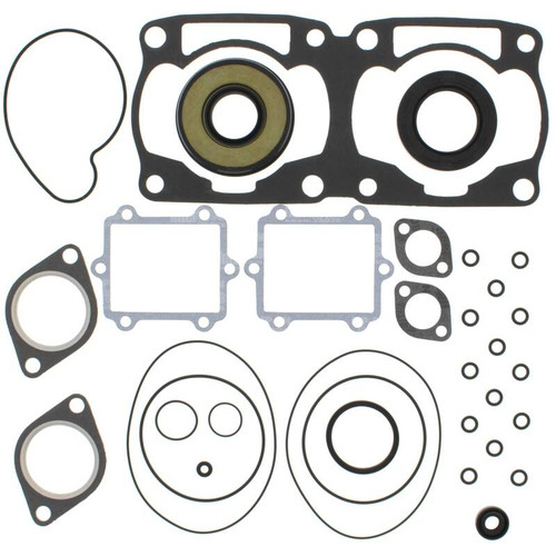 Vertex Pistons 711225 - Vertex Gaskets 96-98 Arctic Cat ZR 440 Complete Gasket Kit w/ Oil Seals