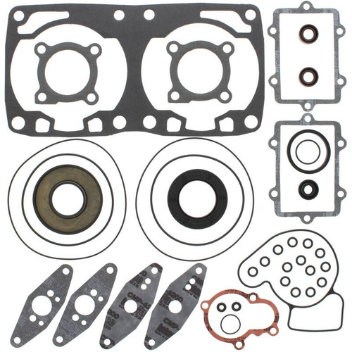 Vertex Pistons 711295 - Vertex Gaskets 07-09 Arctic Cat Cross Fire 800 EFI Complete Gasket Kit w/ Oil Seals