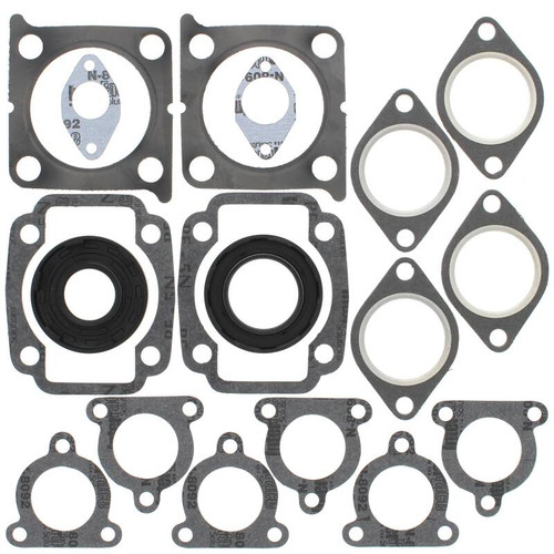 Vertex Pistons 711272 - Vertex Gaskets 02-03 Arctic Cat Z 440 Sno-Pro Complete Gasket Kit w/ Oil Seals