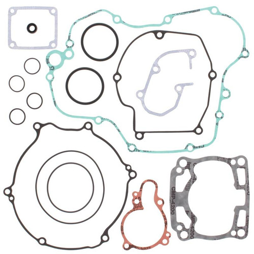 Vertex Pistons 808430 - Vertex Gaskets 03-05 Kawasaki KX125 Complete Gasket Kit