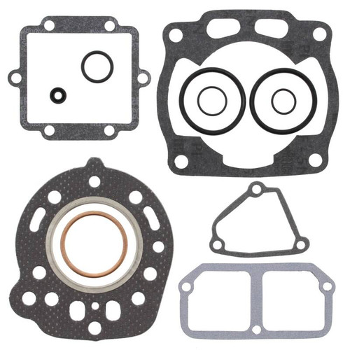 Vertex Pistons 810422 - Vertex Gaskets 1989 Kawasaki KX125 Top End Gasket Kit