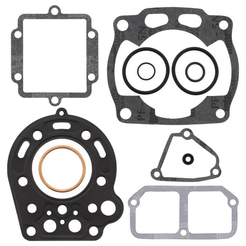Vertex Pistons 810423 - Vertex Gaskets 90-91 Kawasaki KX125 Top End Gasket Kit