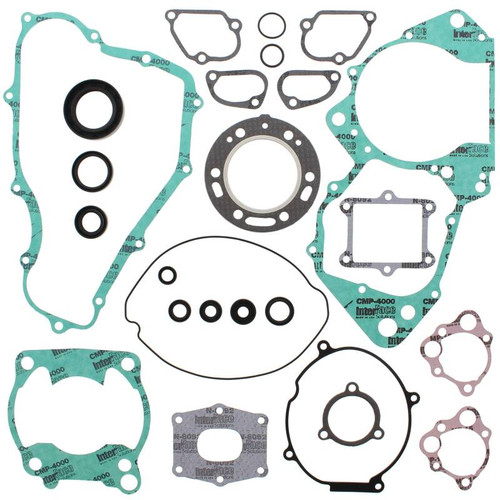 Vertex Pistons 811257 - Vertex Gaskets 89-91 Honda CR250R Complete Gasket Kit w/ Oil Seals
