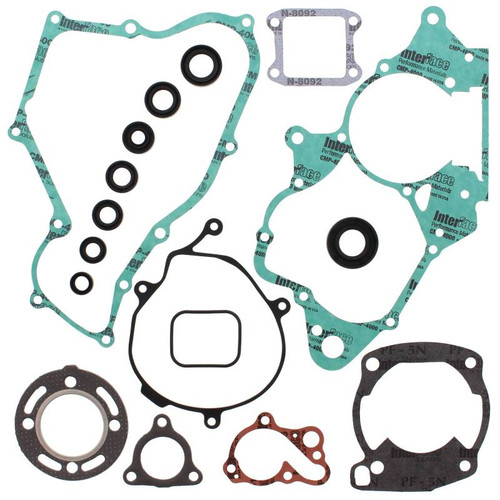 Vertex Pistons 811205 - Vertex Gaskets 86-91 Honda CR80R Complete Gasket Kit w/ Oil Seals