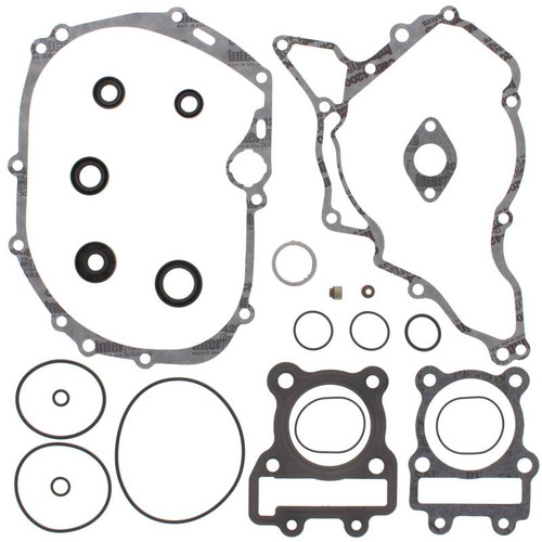 Vertex Pistons 811415 - Vertex Gaskets 02-22 Kawasaki KLX110 Complete Gasket Kit w/ Oil Seals