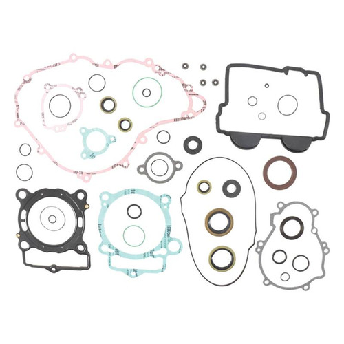 Vertex Pistons 811364 - Vertex Gaskets 14-15 Husqvarna FC 250 Complete Gasket Kit w/ Oil Seals