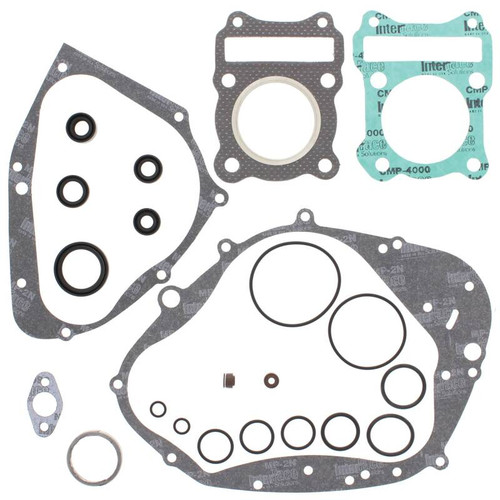 Vertex Pistons 811534 - Vertex Gaskets 94-96 Suzuki DR125SE Complete Gasket Kit w/ Oil Seals
