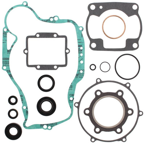 Vertex Pistons 811450 - Vertex Gaskets 1982 Kawasaki KX250 Complete Gasket Kit w/ Oil Seals